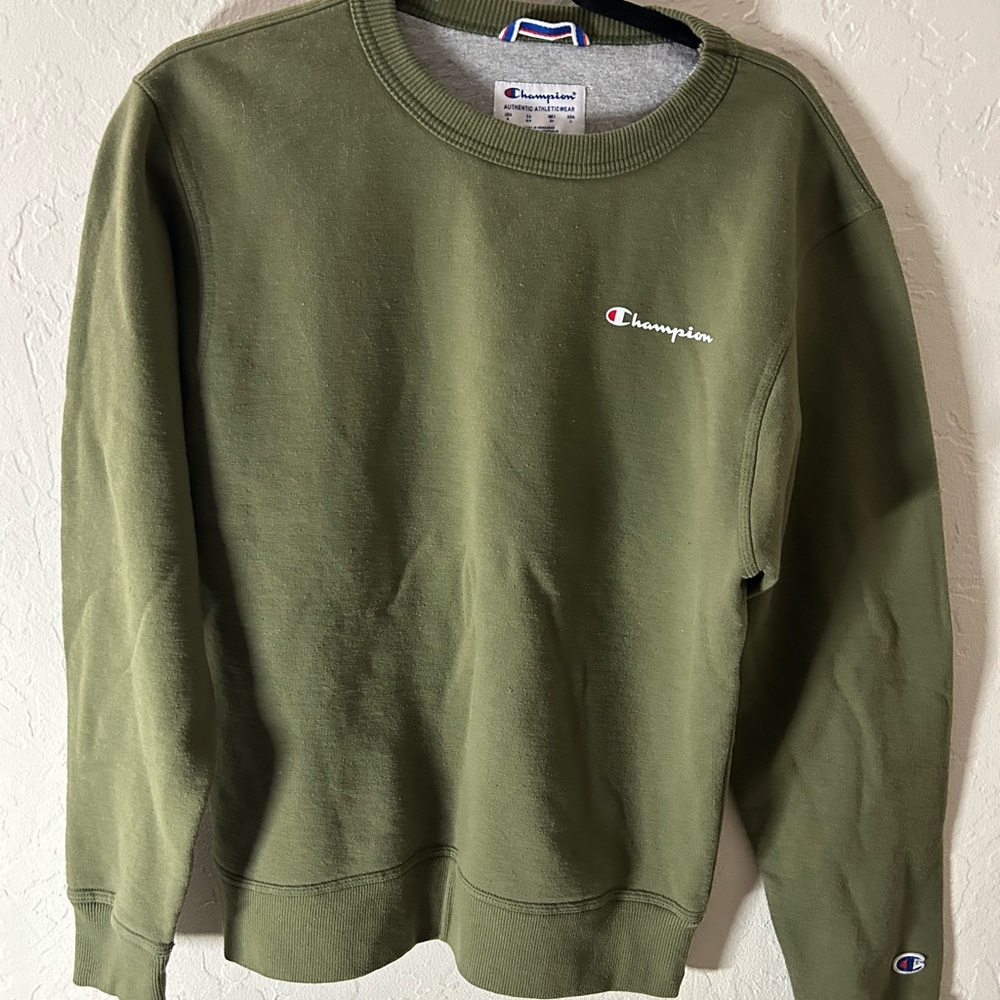 Champion Forest Green Crewneck Sweatshirt